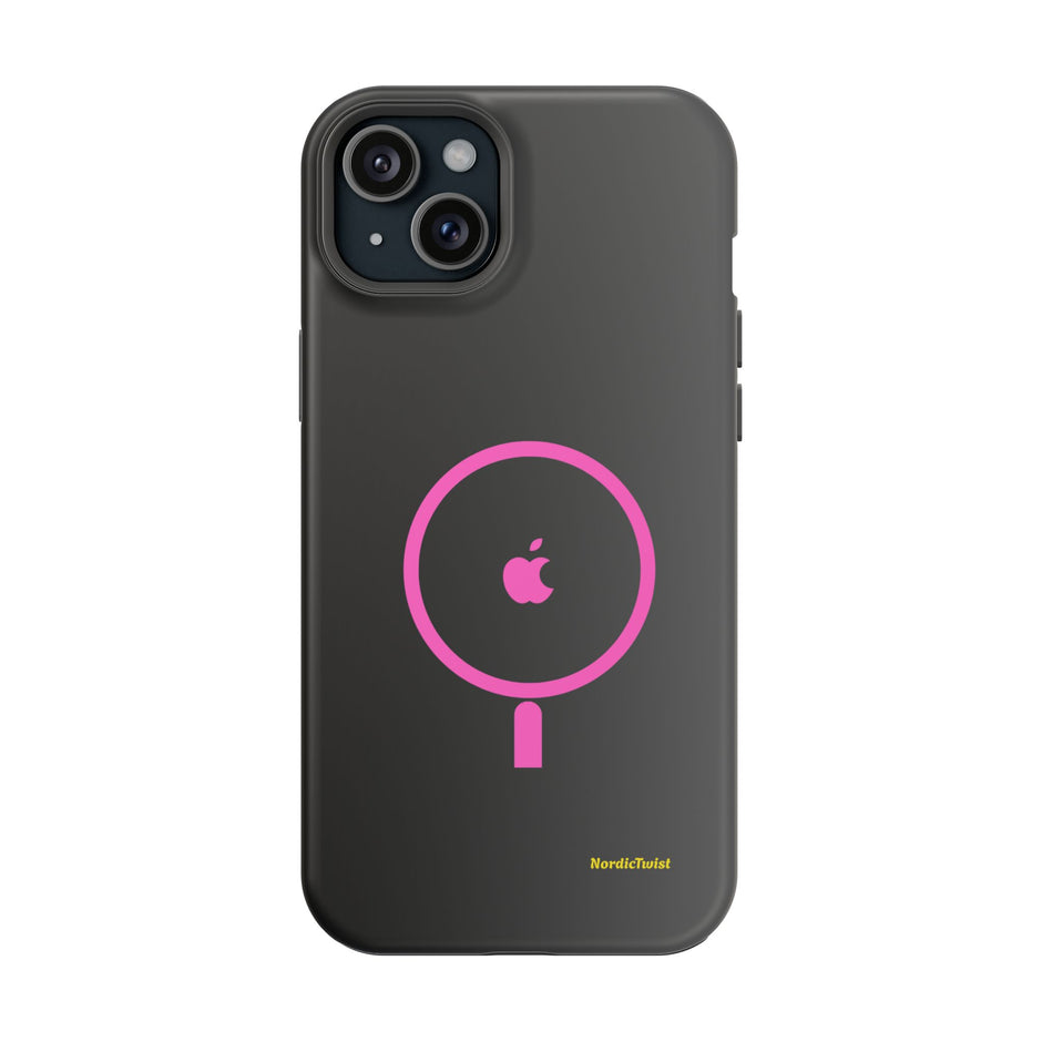 MagSafe Magnetic Impact-Resistant Phone Case — Pink Ring Design