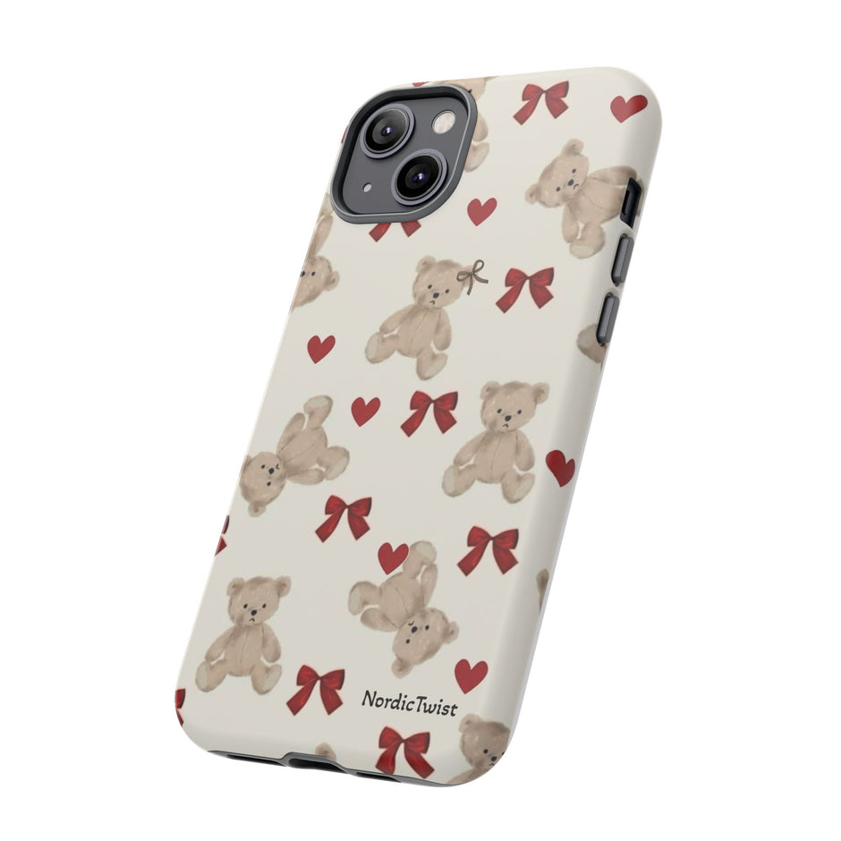 Teddy Bear Hearts Phone Case