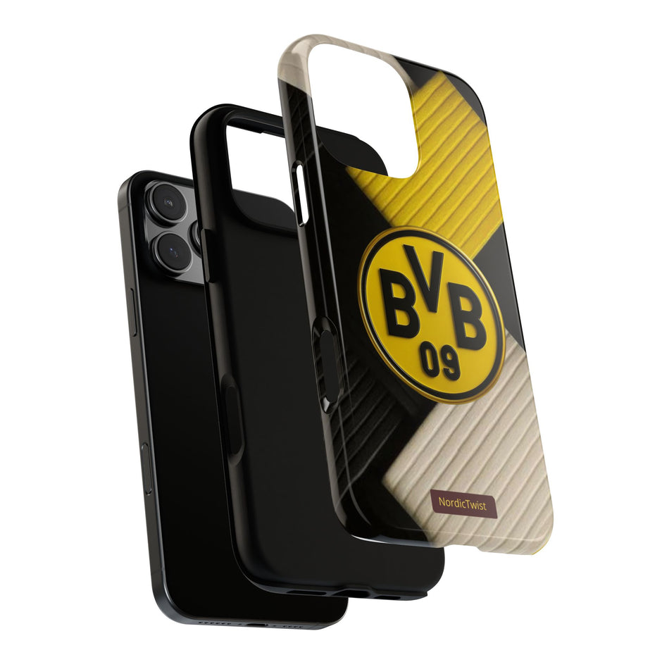 BVB 09 Tough Phone Case - Durable Protection with Bold Black and Yellow Design