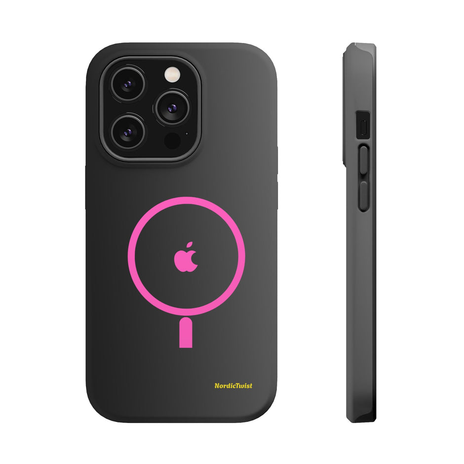 MagSafe Magnetic Impact-Resistant Phone Case — Pink Ring Design