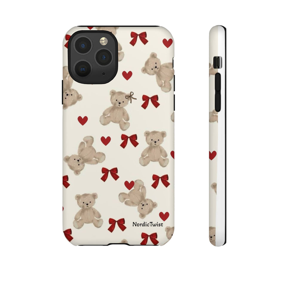 Teddy Bear Hearts Phone Case