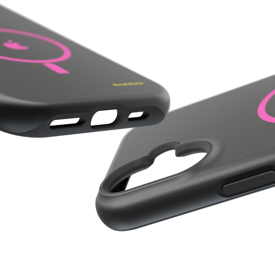 MagSafe Magnetic Impact-Resistant Phone Case — Pink Ring Design