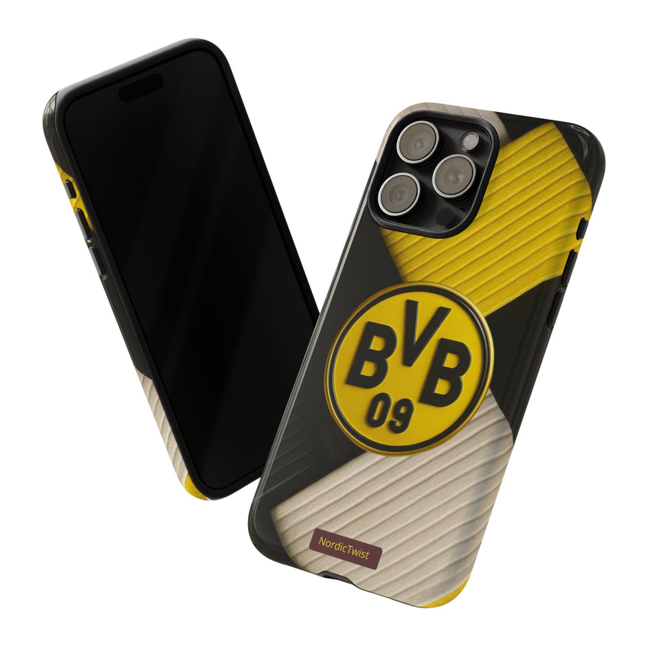 BVB 09 Tough Phone Case - Durable Protection with Bold Black and Yellow Design