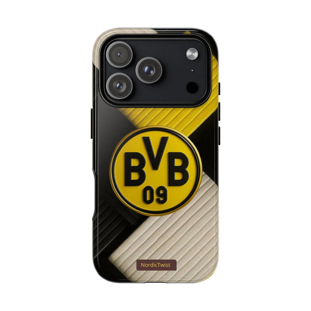 BVB 09 Tough Phone Case - Durable Protection with Bold Black and Yellow Design