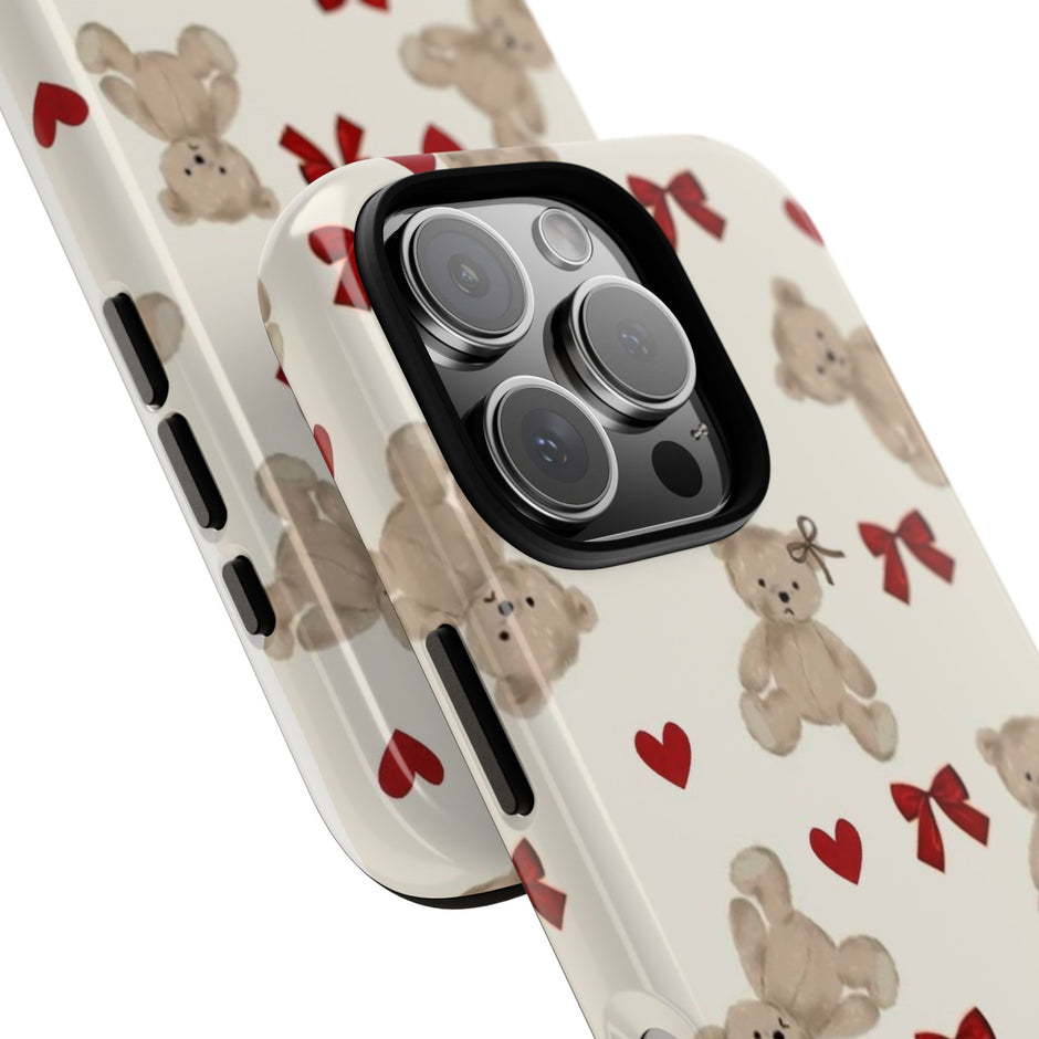 Teddy Bear Hearts Phone Case