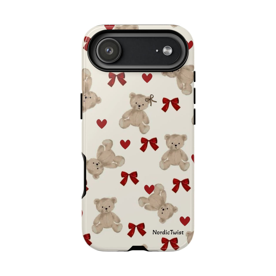 Teddy Bear Hearts Phone Case