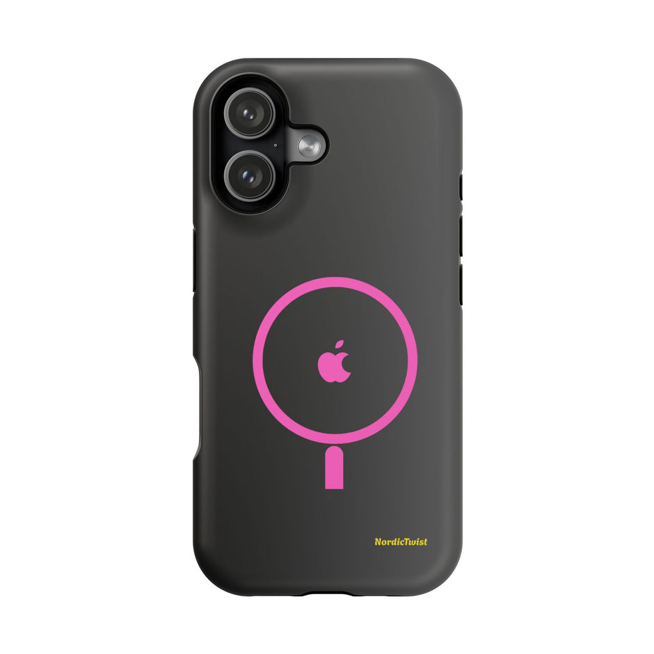 MagSafe Magnetic Impact-Resistant Phone Case — Pink Ring Design