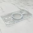 Transparent glas magnetiskt MagSafe mobilskal