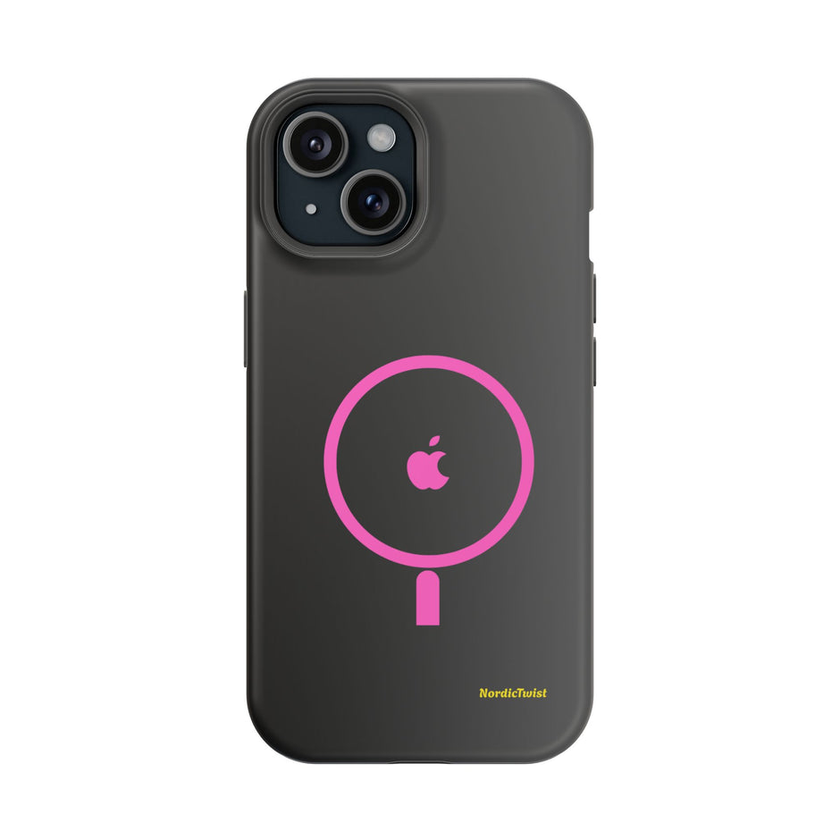 MagSafe Magnetic Impact-Resistant Phone Case — Pink Ring Design