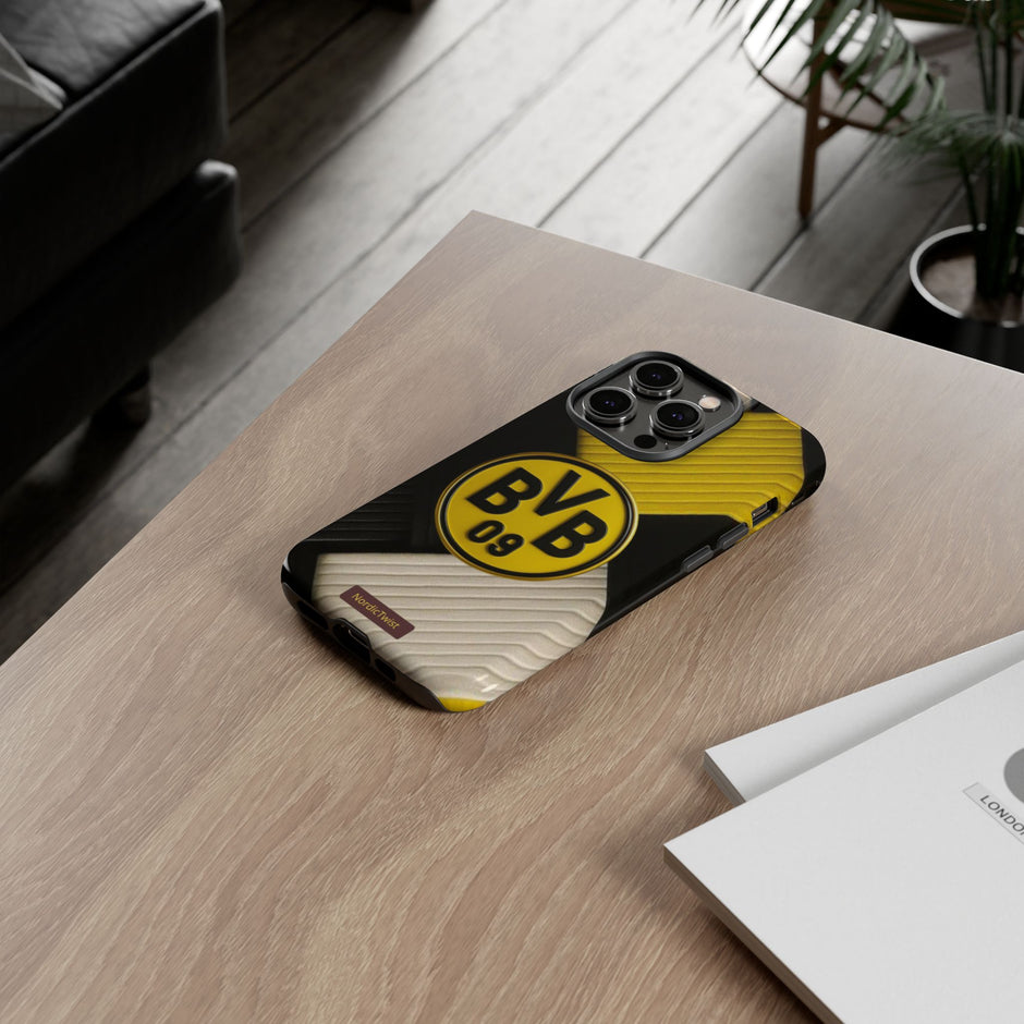 BVB 09 Tough Phone Case - Durable Protection with Bold Black and Yellow Design
