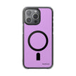 Clear Magnetic Phone Case — Minimal Purple Design