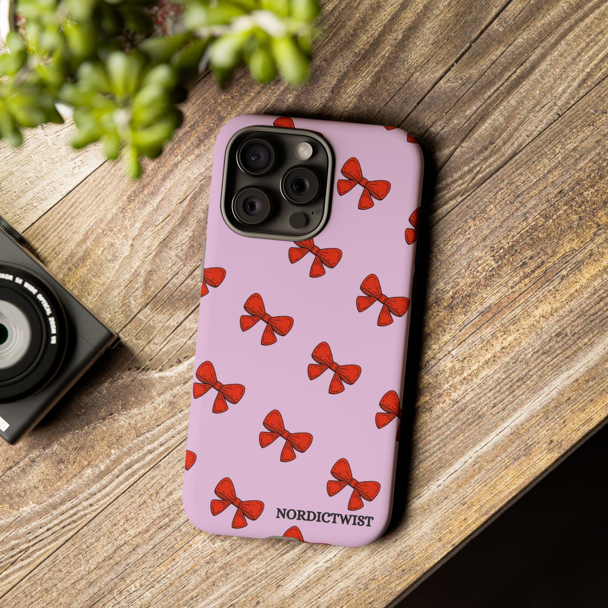 Cute Bow Pattern Phone Case