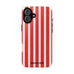 Red Striped Phone Case - Tough Cases for Stylish Protection