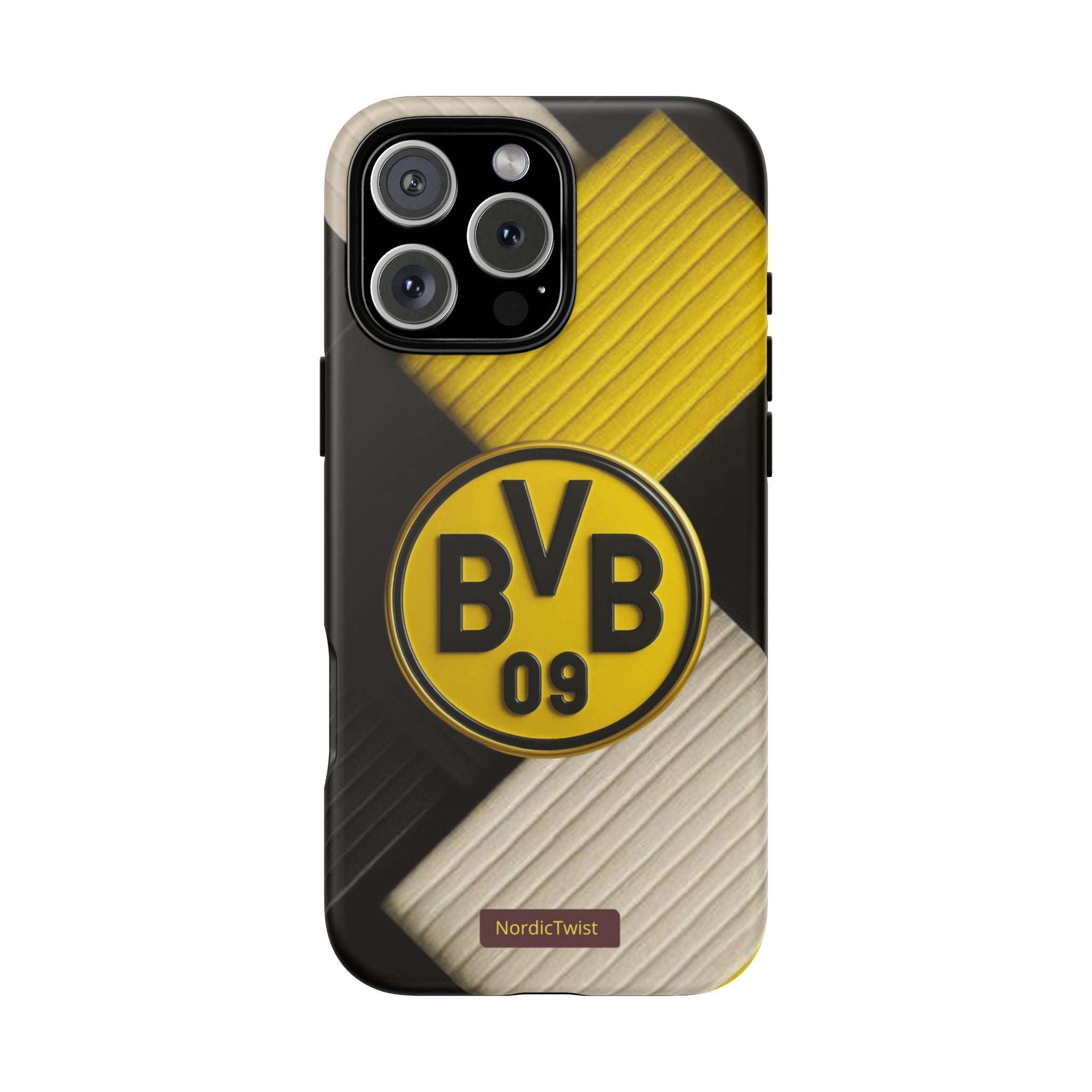 BVB 09 Tough Phone Case - Durable Protection with Bold Black and Yellow Design
