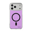 Clear Magnetic Phone Case — Minimal Purple Design