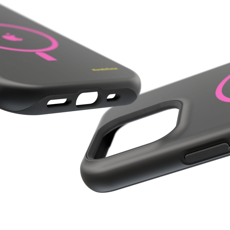 MagSafe Magnetic Impact-Resistant Phone Case — Pink Ring Design
