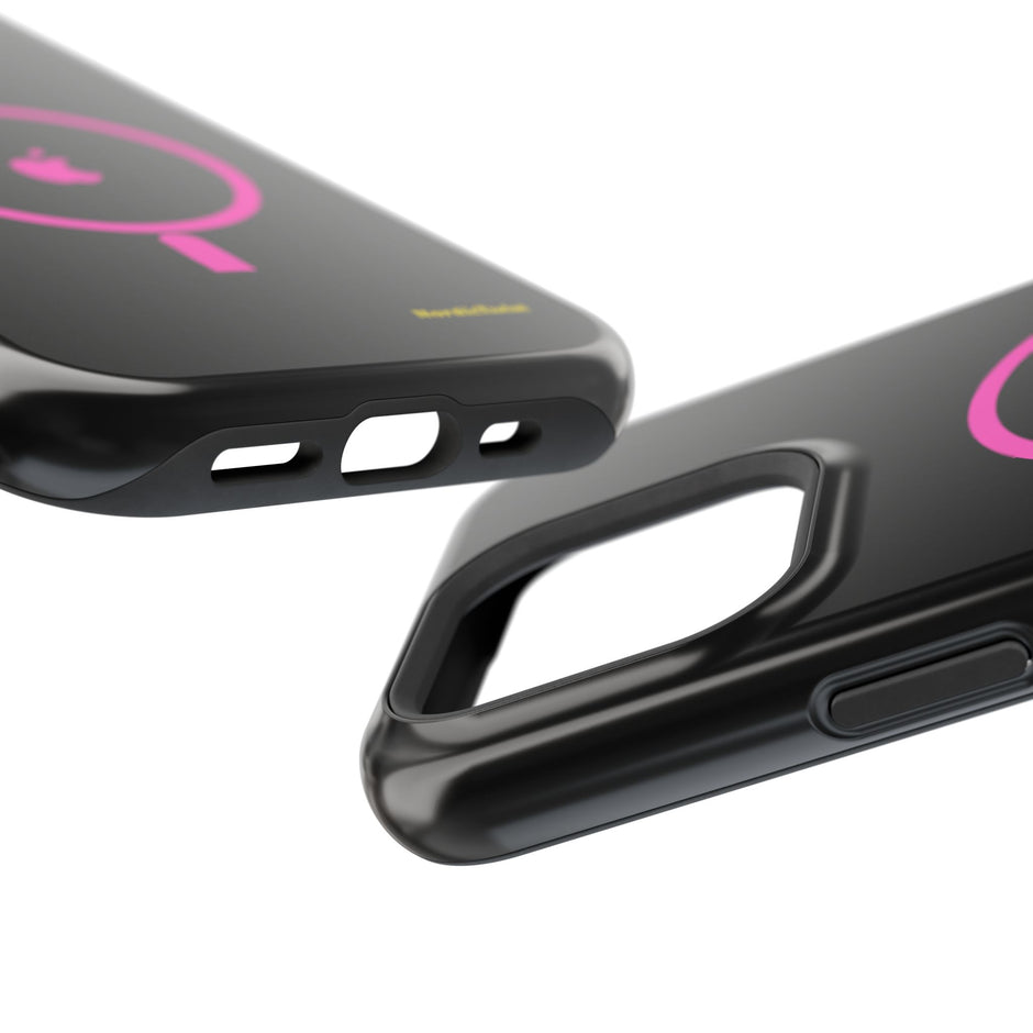 MagSafe Magnetic Impact-Resistant Phone Case — Pink Ring Design