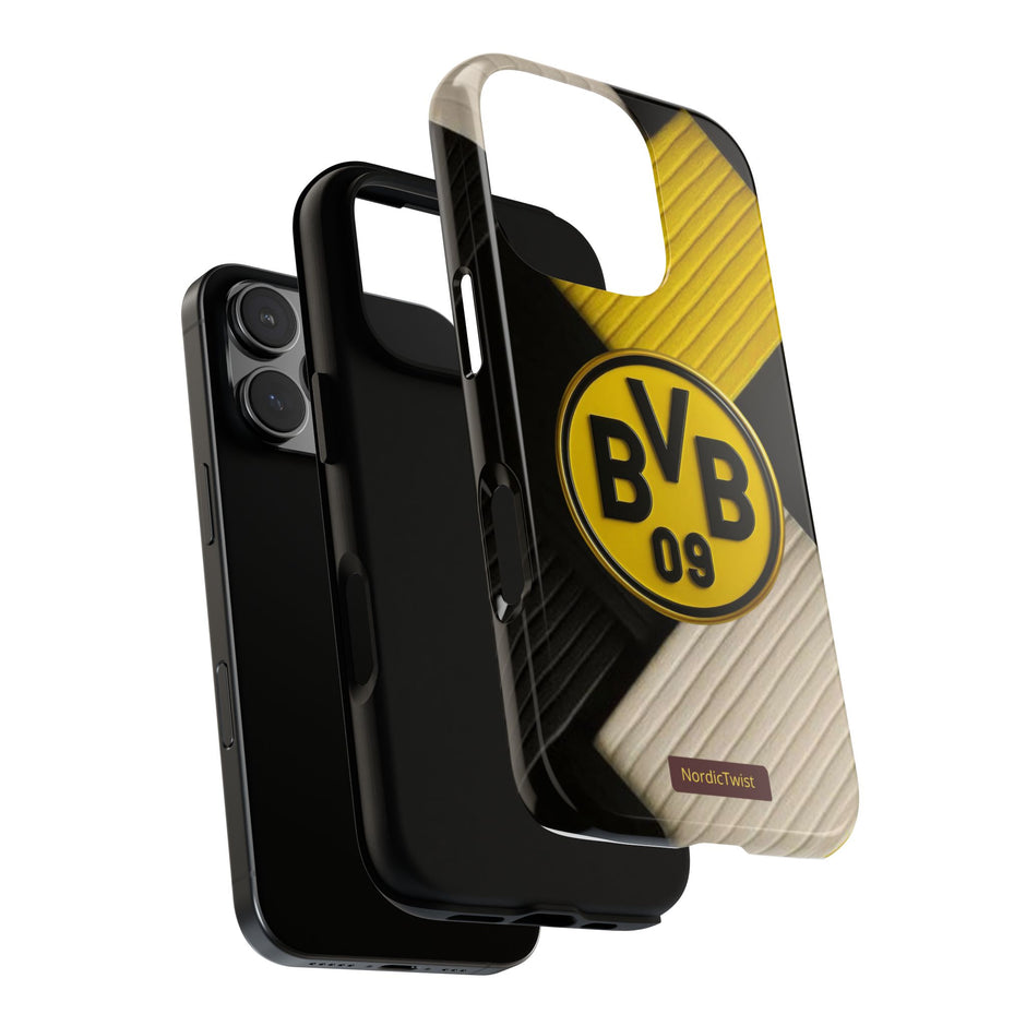 BVB 09 Tough Phone Case - Durable Protection with Bold Black and Yellow Design