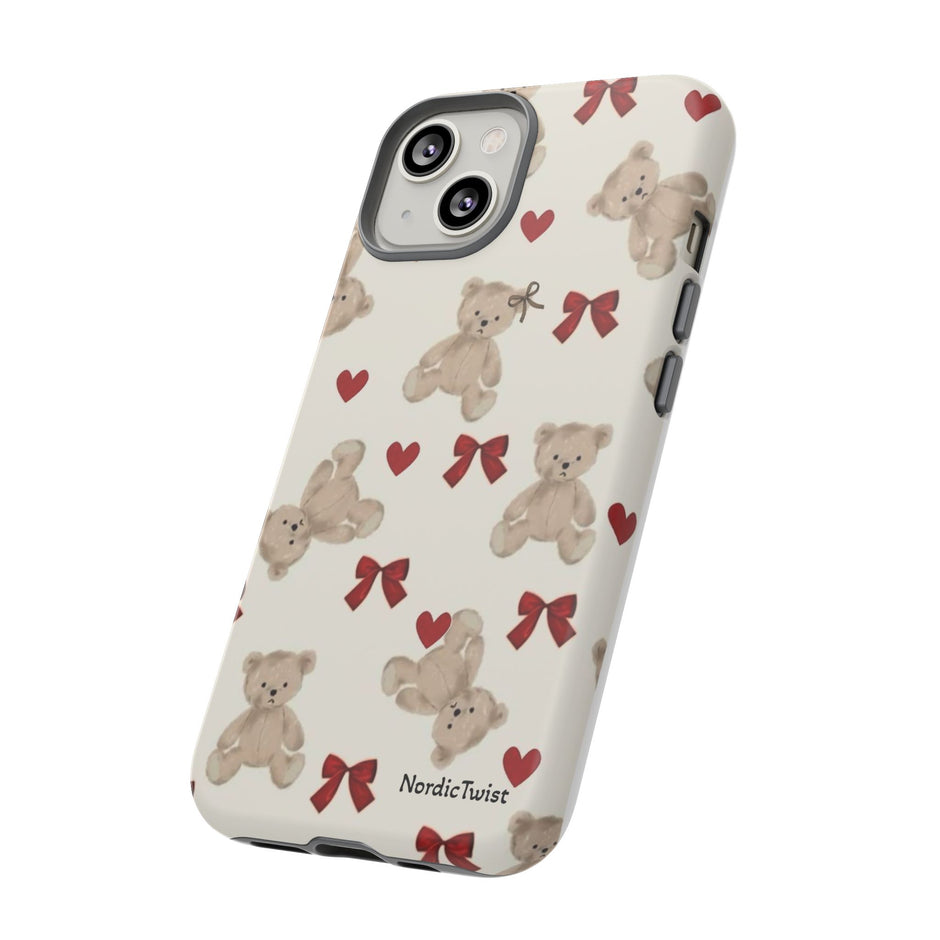 Teddy Bear Hearts Phone Case
