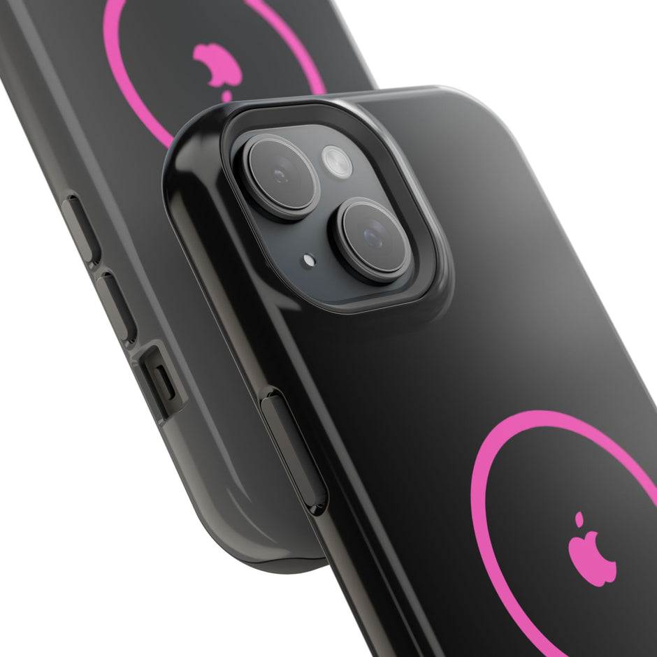 MagSafe Magnetic Impact-Resistant Phone Case — Pink Ring Design
