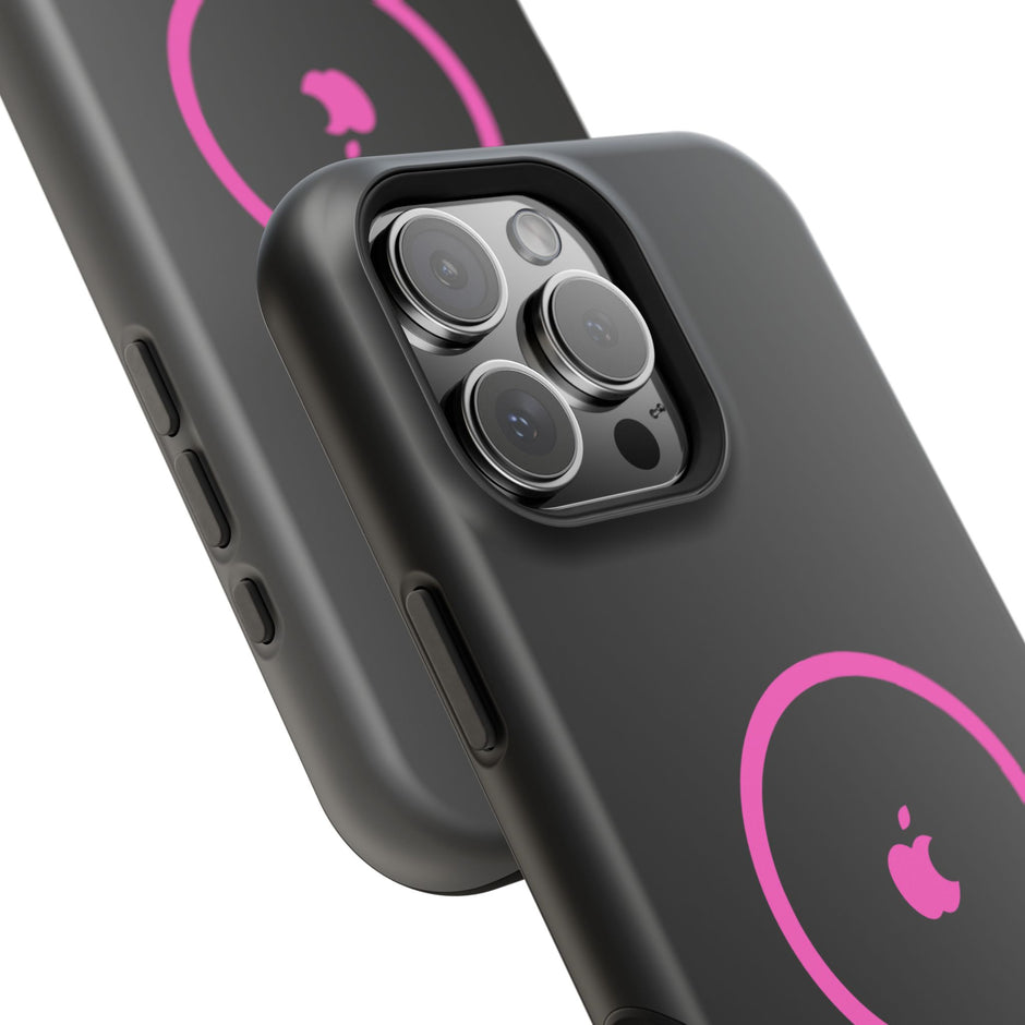 MagSafe Magnetic Impact-Resistant Phone Case — Pink Ring Design