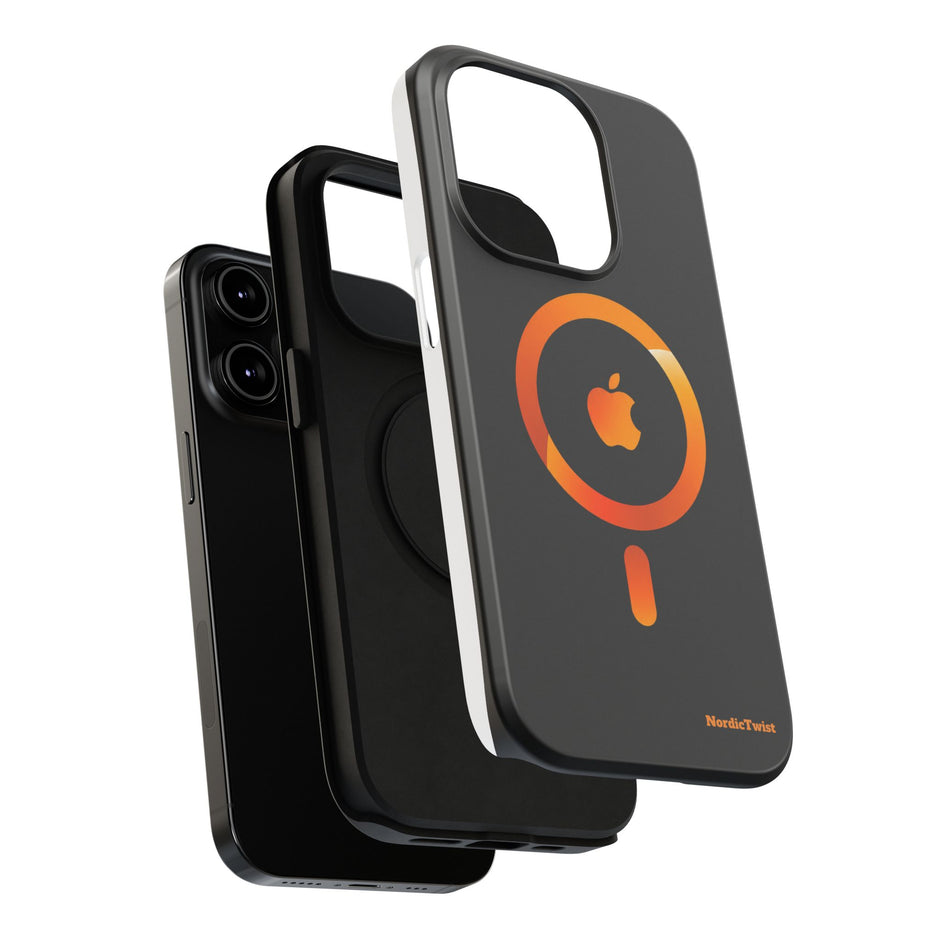 Stöttåligt MagSafe iPhone-skal – Orange Sökikon