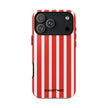 Red Striped Phone Case - Tough Cases for Stylish Protection