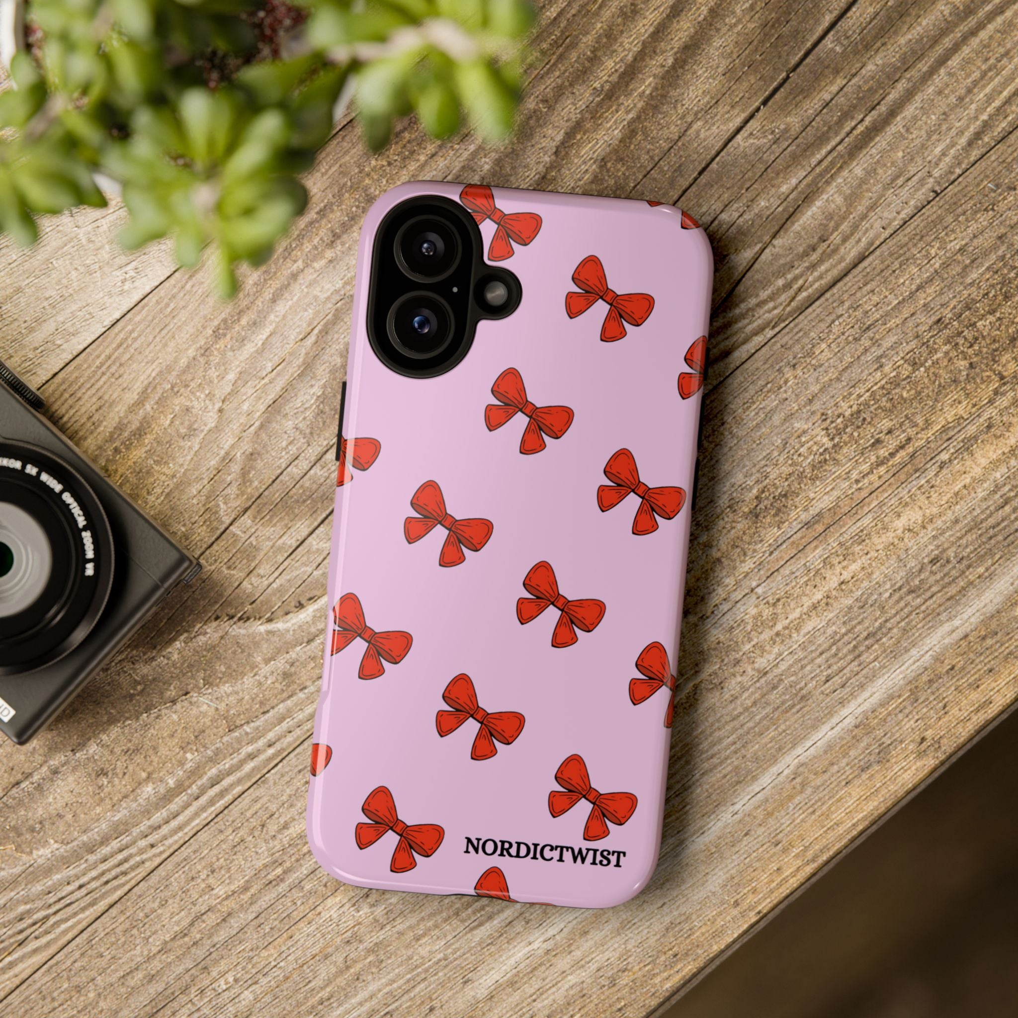 Cute Bow Pattern Phone Case