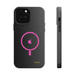 MagSafe Magnetic Impact-Resistant Phone Case — Pink Ring Design