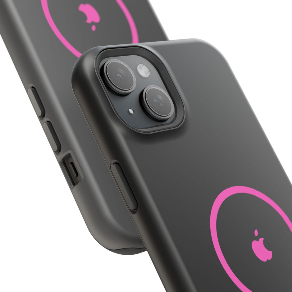MagSafe Magnetic Impact-Resistant Phone Case — Pink Ring Design