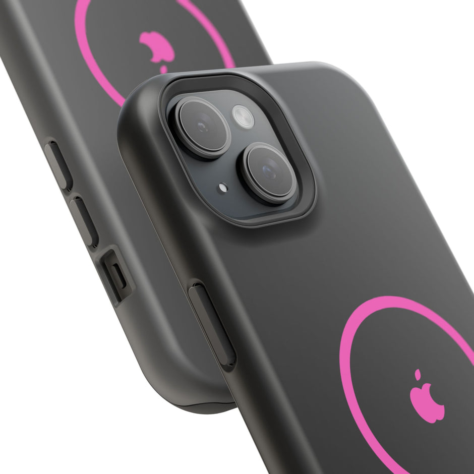 MagSafe Magnetic Impact-Resistant Phone Case — Pink Ring Design