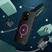 MagSafe Magnetic Impact-Resistant Phone Case — Pink Ring Design