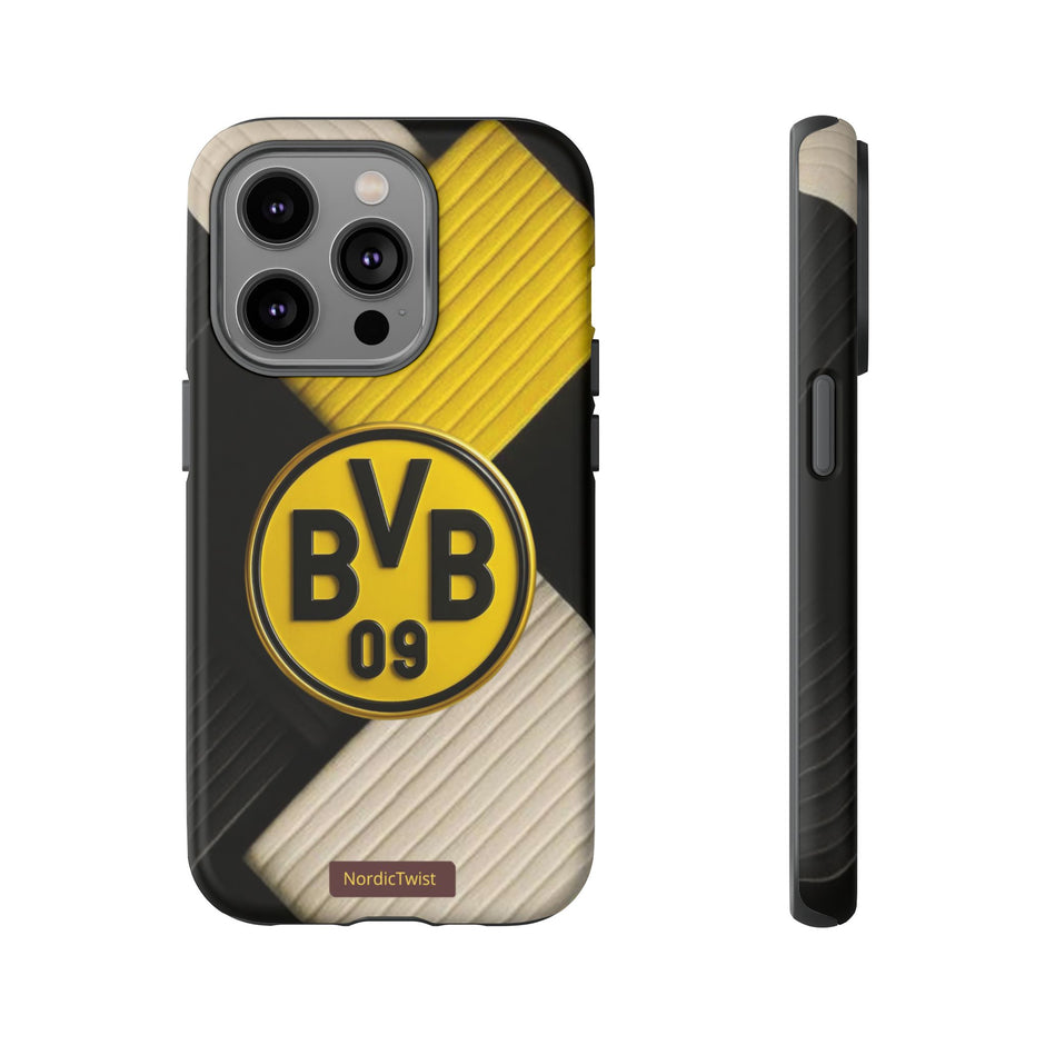 BVB 09 Tough Phone Case - Durable Protection with Bold Black and Yellow Design