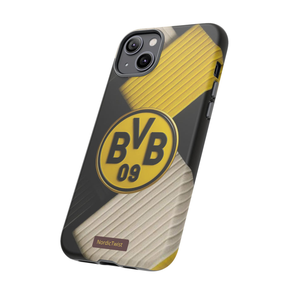BVB 09 Tough Phone Case - Durable Protection with Bold Black and Yellow Design
