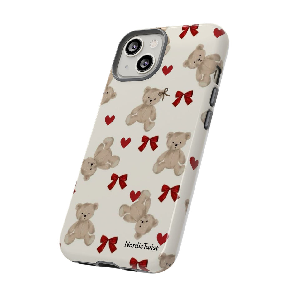Teddy Bear Hearts Phone Case