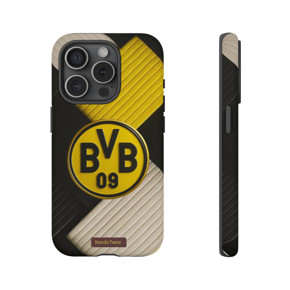 BVB 09 Tough Phone Case - Durable Protection with Bold Black and Yellow Design