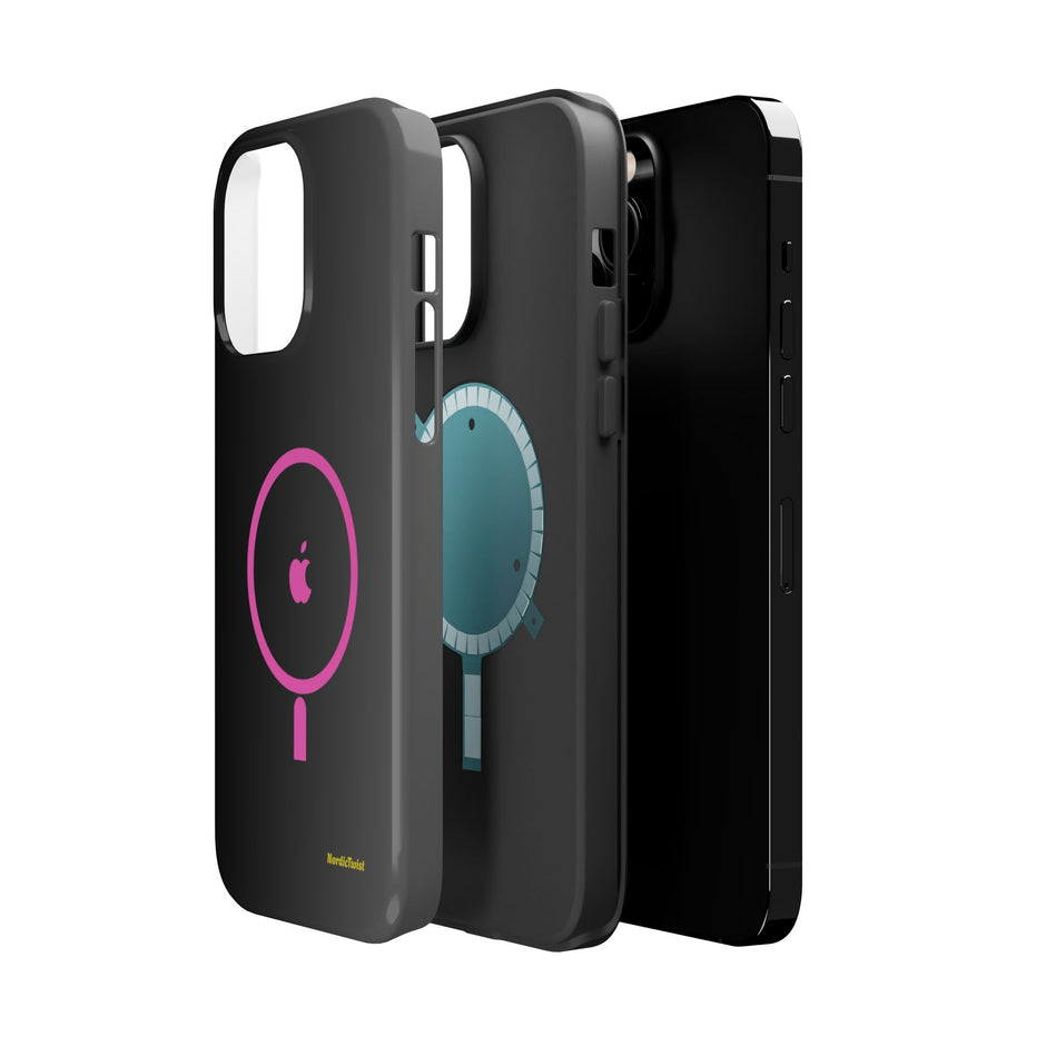 MagSafe Magnetic Impact-Resistant Phone Case — Pink Ring Design