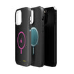 MagSafe Magnetic Impact-Resistant Phone Case — Pink Ring Design