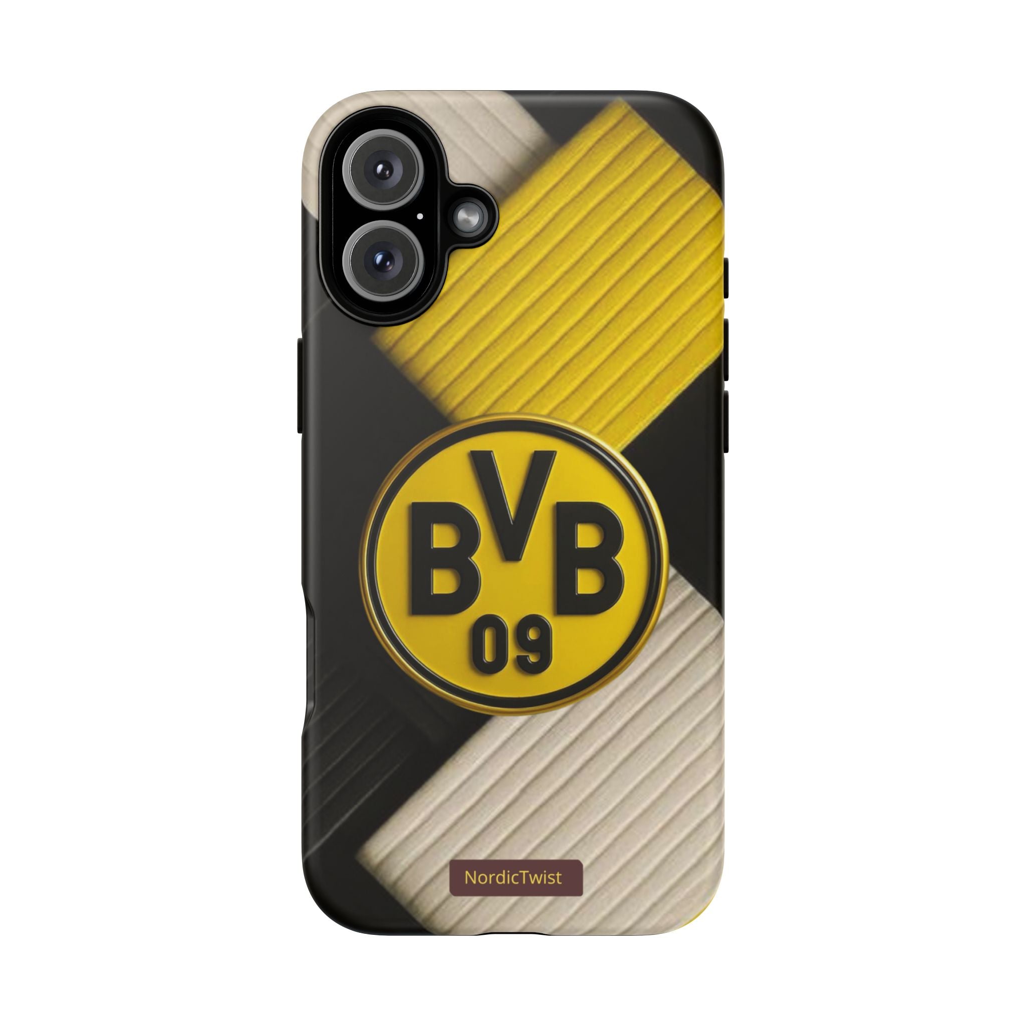 BVB 09 Tough Phone Case - Durable Protection with Bold Black and Yellow Design