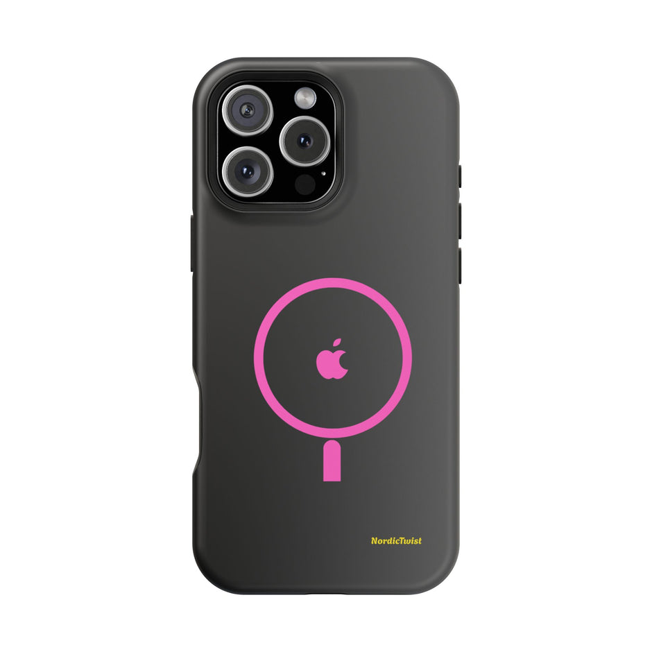 MagSafe Magnetic Impact-Resistant Phone Case — Pink Ring Design