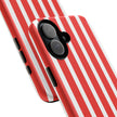 Red Striped Phone Case - Tough Cases for Stylish Protection