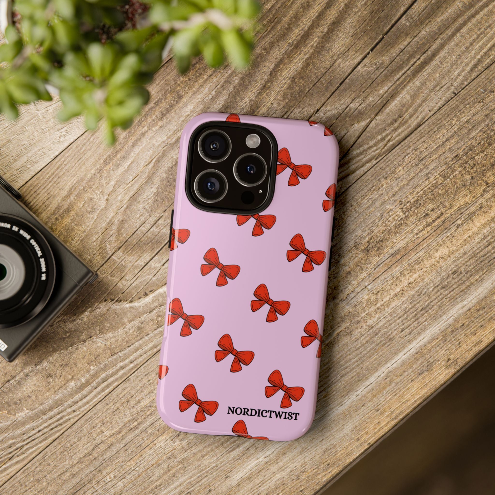 Cute Bow Pattern Phone Case