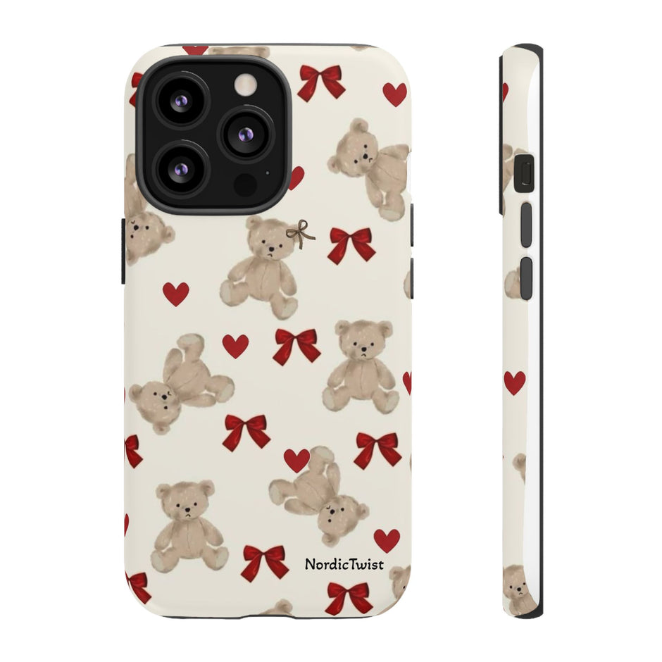 Teddy Bear Hearts Phone Case