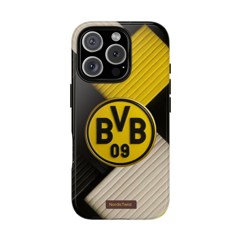 BVB 09 Tough Phone Case - Durable Protection with Bold Black and Yellow Design