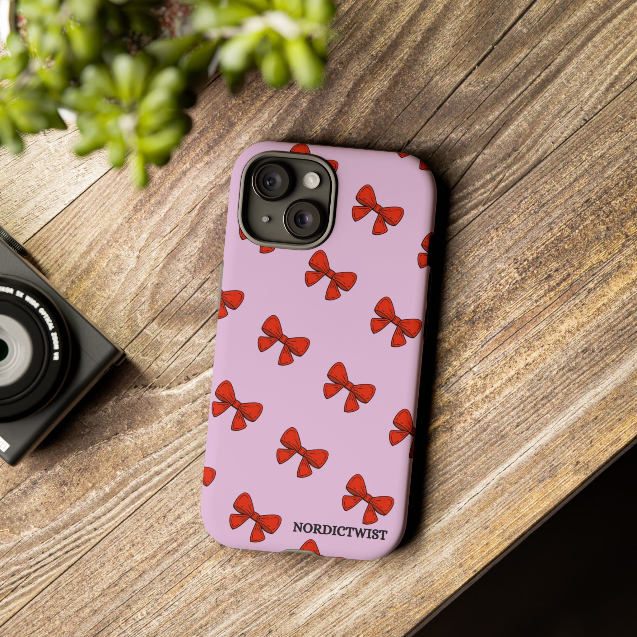 Cute Bow Pattern Phone Case