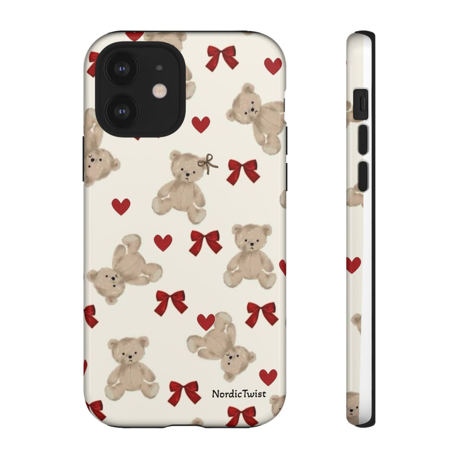 Teddy Bear Hearts Phone Case