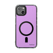 Clear Magnetic Phone Case — Minimal Purple Design