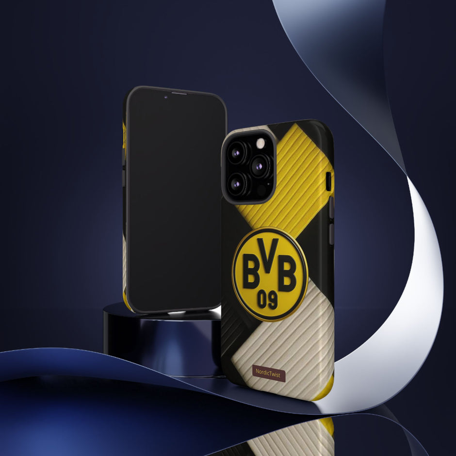 BVB 09 Tough Phone Case - Durable Protection with Bold Black and Yellow Design