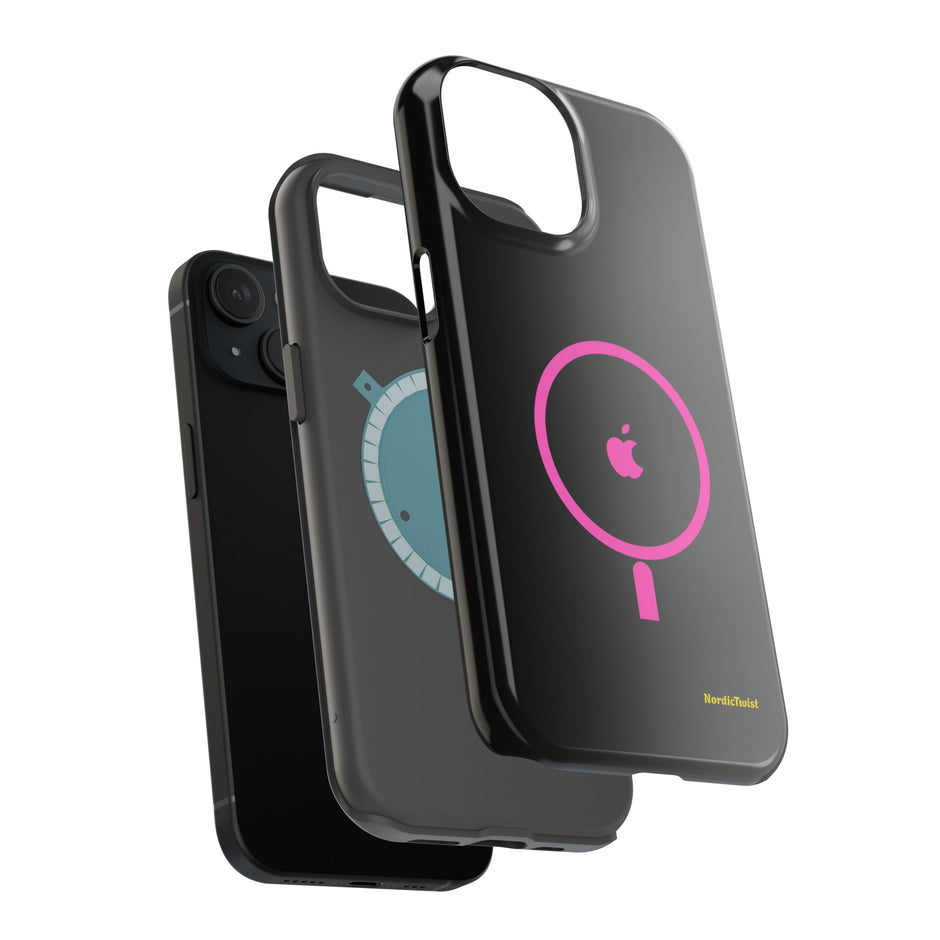 MagSafe Magnetic Impact-Resistant Phone Case — Pink Ring Design