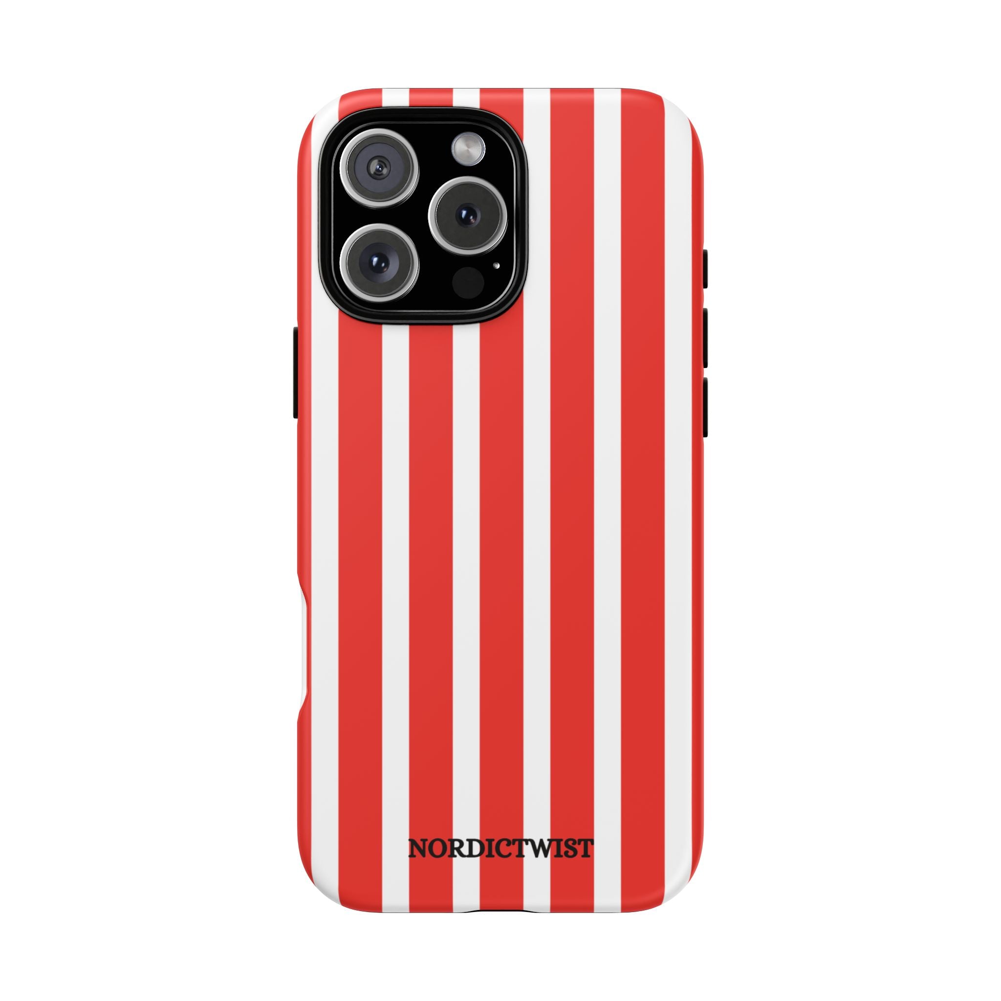 Red Striped Phone Case - Tough Cases for Stylish Protection